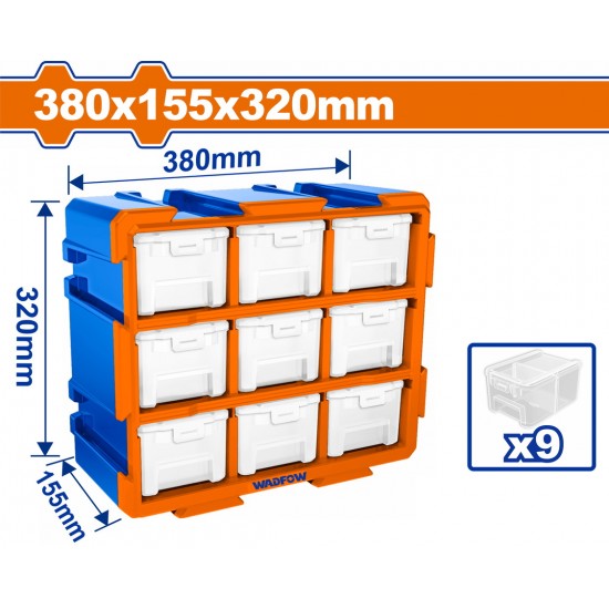 WADFOW ΣΥΡΤΑΡΙΕΡΑ ΑΠΟΘΗΚΕΥΣΗΣ 380Χ155Χ320mm (WTB8331) 