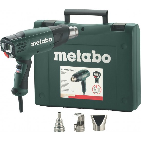 2300 Watt Πιστόλι Θερμού Αέρα METABO - HE 23-650 Control Set Θερμού Κρύου Αέρα Γεωργικά & Βιομηχανικά Εργαλεία